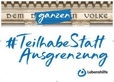 teilhabe statt ausgrenzung