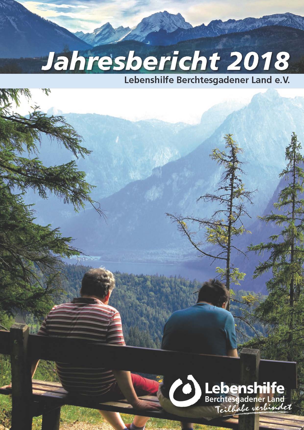 Auf dem Bild sehen Sie unseren Jahresbericht 2018