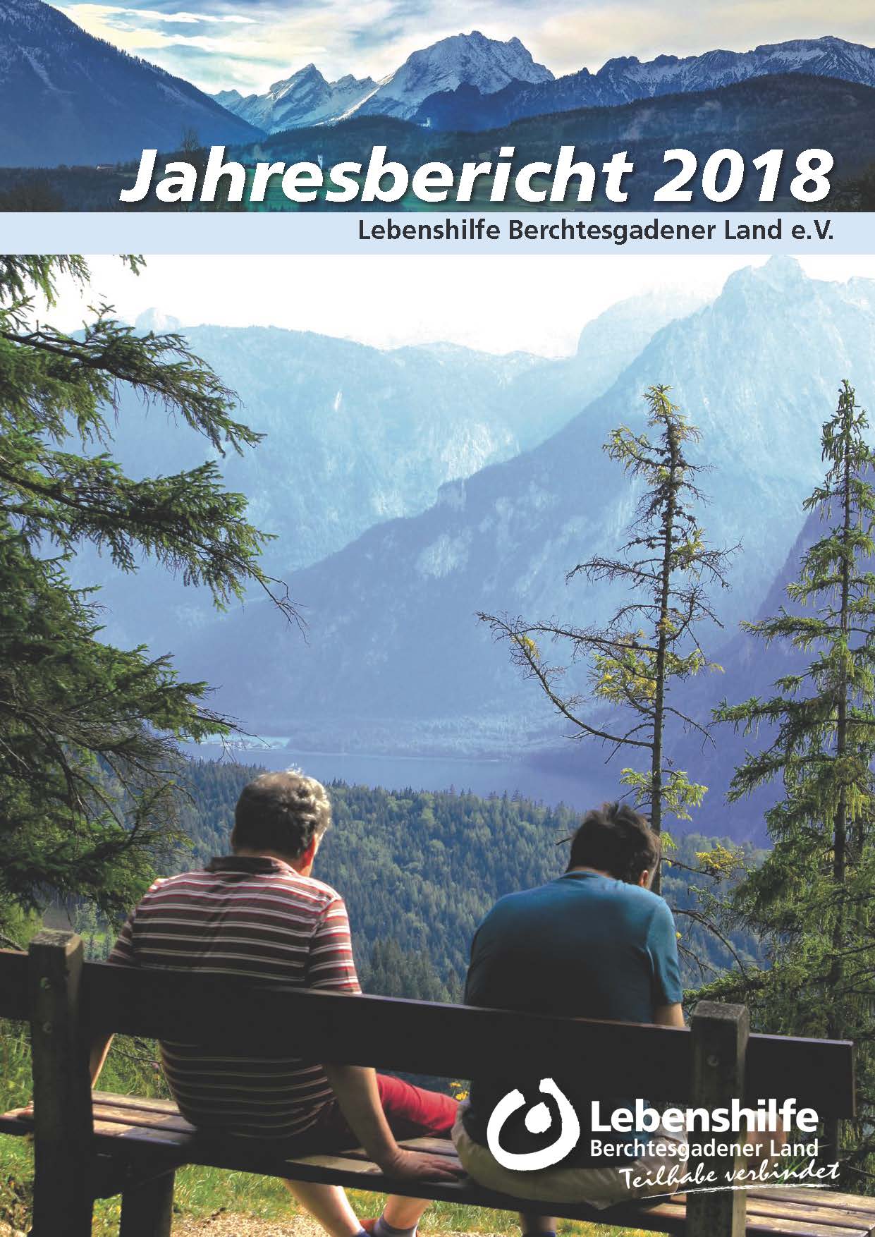 Sie sehen das Titelbild des Jahresberichts 2018