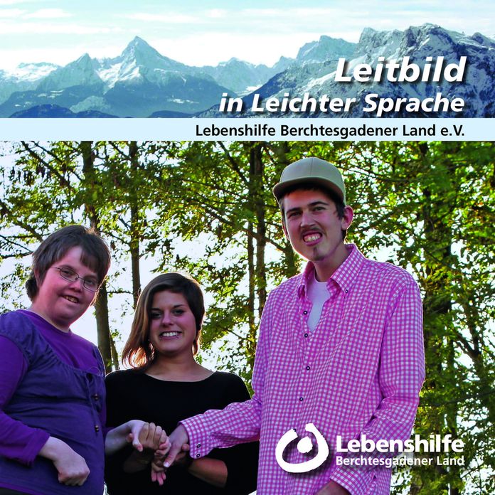 Auf dem Bild sehen sie das Titelbild von unserem Leitbild.