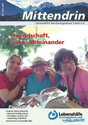 Sie sehen den Titel des Mittendrin von November 2018