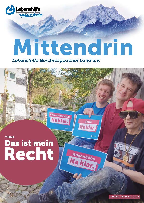 Unser Mittendrin Ausgabe November 2024 ist fertig!