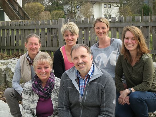 Sie sehen die Mitarbeiter der Kurzzeitpflege