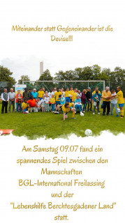 Inclusives Fußballturnier der Lebenshilfe Berchtesgadener Land