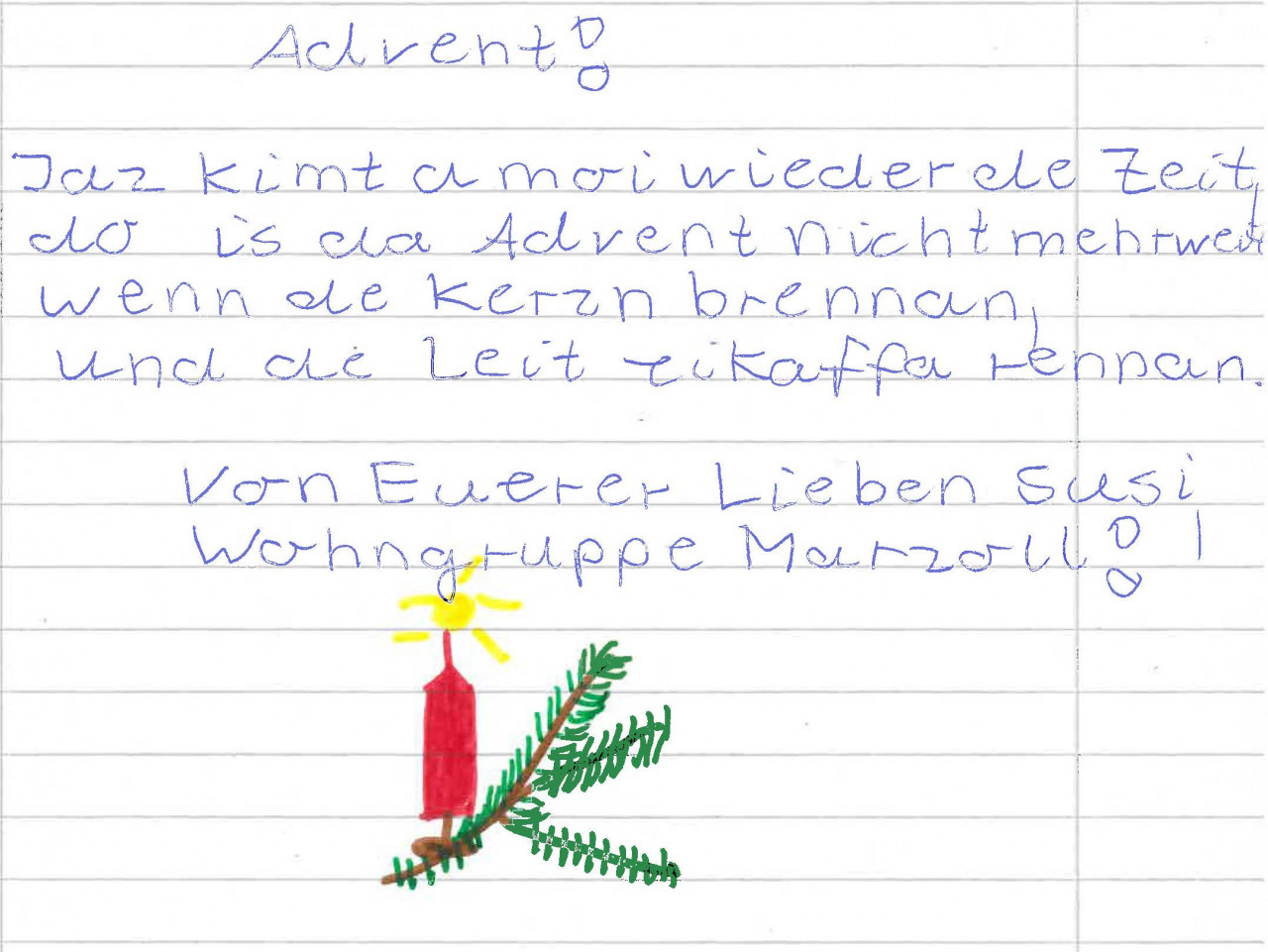 Weihnachtsgedicht