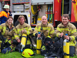 Große Feuerwehrübung in Berchtesgaden