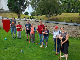 Bauerngolf am Samerberg mit der rOBA
